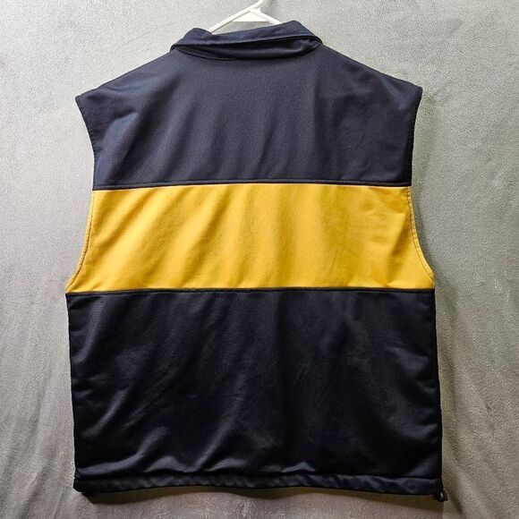 Vtg Spalding Athletic Apparel Vest Mens XL Blue Full Zip Basketball Sportswear - Picture 8 of 9
